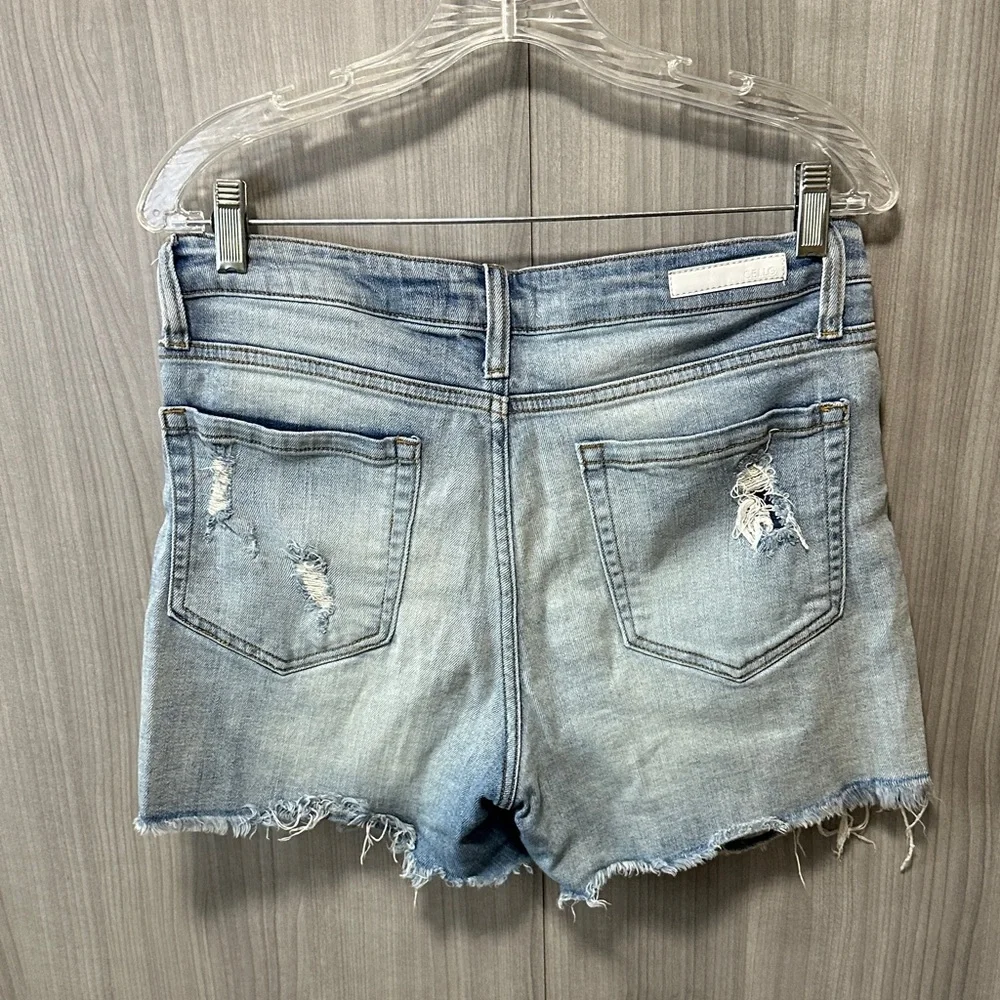 Cello Light Blue Ripped Jean Shorts - Picture 3 of 3